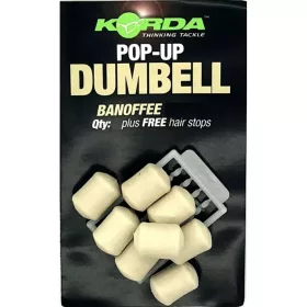   Korda Pop-up Dumbell Banoffee (12mm) - 8 pcs - bait imitation