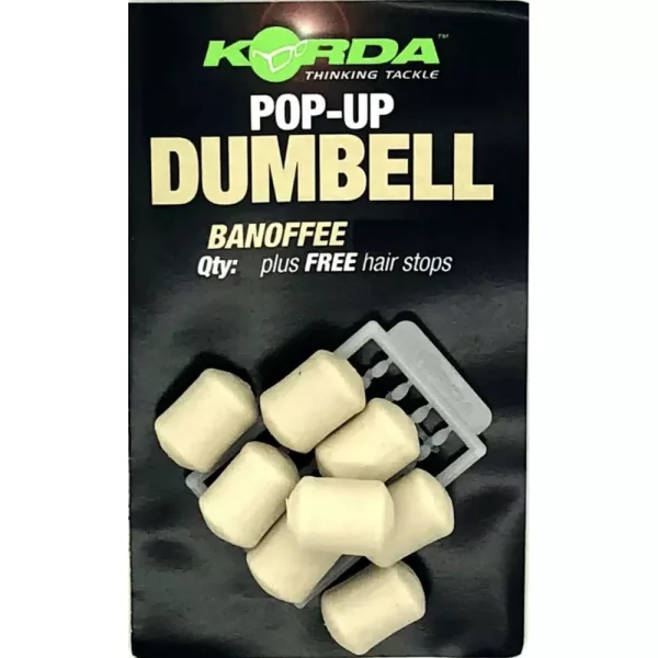 Korda Pop-up Dumbell Banoffee (16mm) - 5 pcs - bait imitation