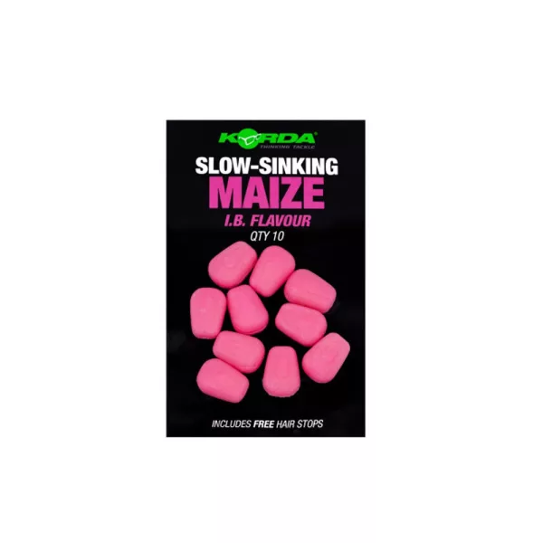 Korda Maize IB Pink Pop Up Rubber Corn 10pcs