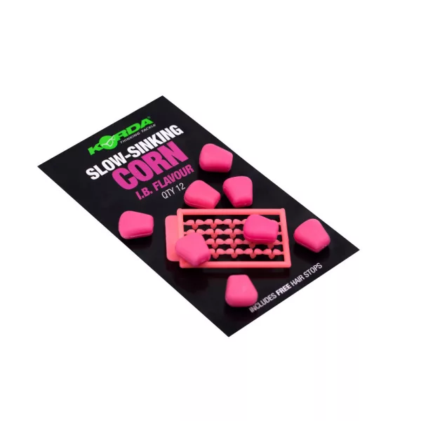 Korda Slowly Sinking IB Pink Rubber Corn 10pcs