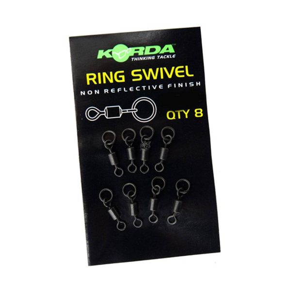 Korda Ring Swivels Size 8 - 8 pcs