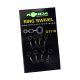 Korda Ring Swivels Size 8 - 8 pcs