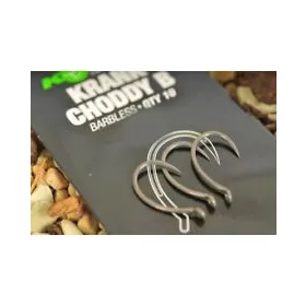 Korda Krank Chod Barbless 4 Eyed, Barbless Hook 10pcs