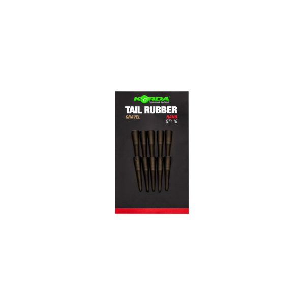 Korda Tail Rubber Nano Gravel Rubber Hook 10db