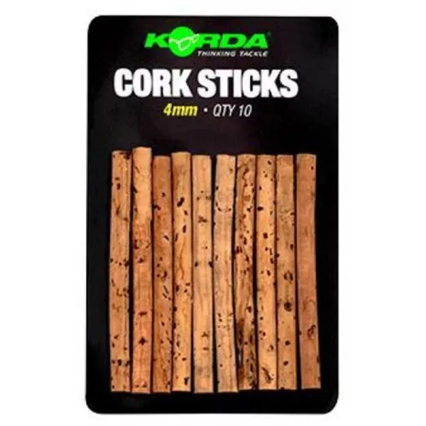 Korda Cork Sticks 4mm Cork Stick 10pcs