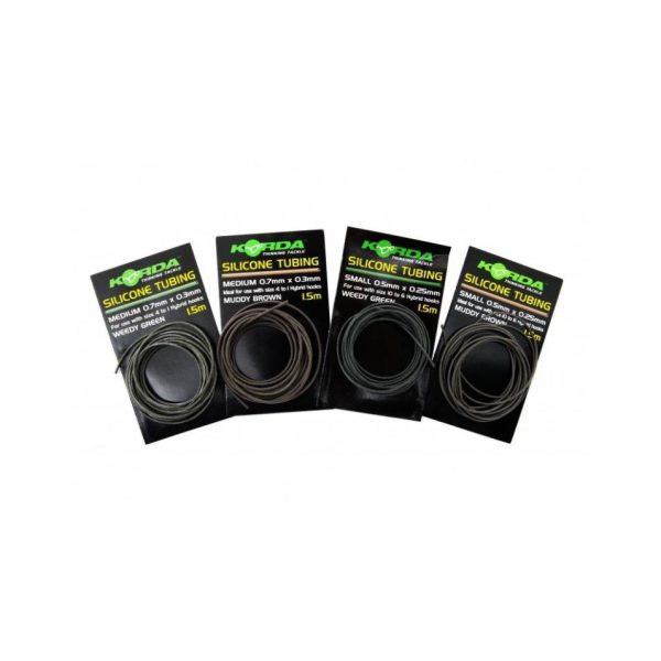 Korda Silicone Tube 0,75mm - Green - silicone tube, shrink tube
