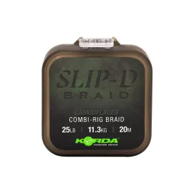 Korda Slip D Braid Braided Leader Line 20m 25lb