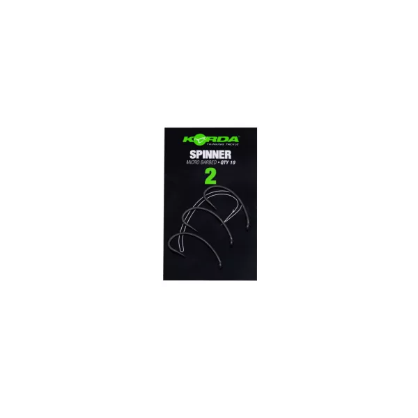 Korda Spinner Hook Size 2 Micro Barbed Hook Micro Barbed