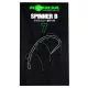Korda Spinner B 7 Eyed, Barbed Boilie Hook 10pcs
