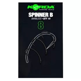 Korda Spinner B 8 Eyed, Barbed Boilie Hook 10pcs