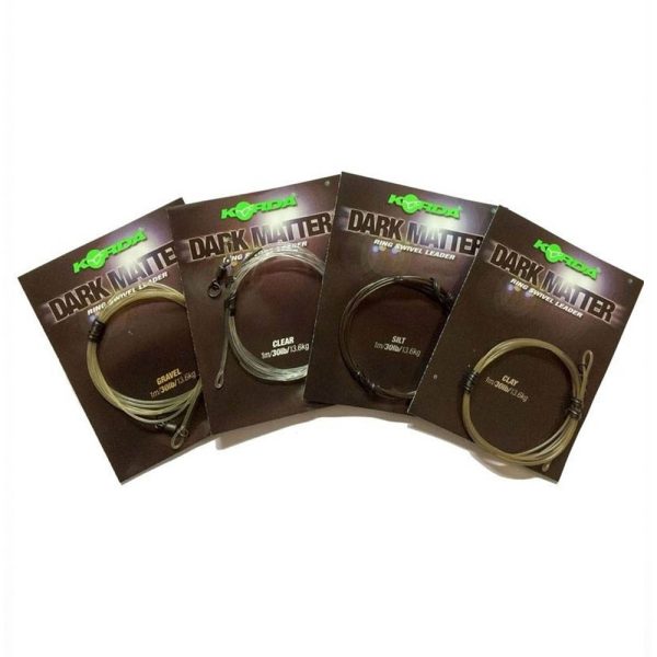 Korda Dark Matter Leader Ring Swivel Gravel Pre-Tied Boilie Rig