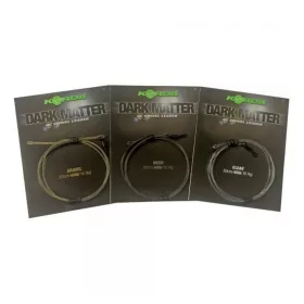   Korda Dark Matter Leader QC Swivel Gravel Pre-Tied Carp Rig 50cm