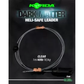   Korda - Dark Matter Leader Heli Safe Clear 40lb 1m clear helicopter rig leader