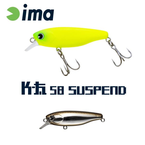 Ima K-Fat 58 Suspend 5.8cm 8gr 007 Haku Wobbler