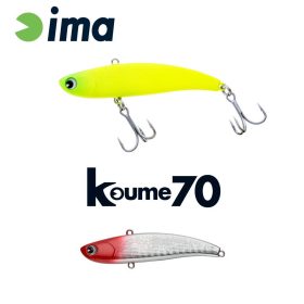 Ima Koume Vibration 70 7cm 13gr 101 Red Head Wobbler
