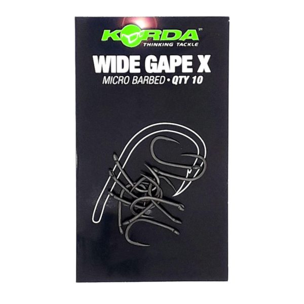 Korda Wide Gape X Size 02 - bojlis hook