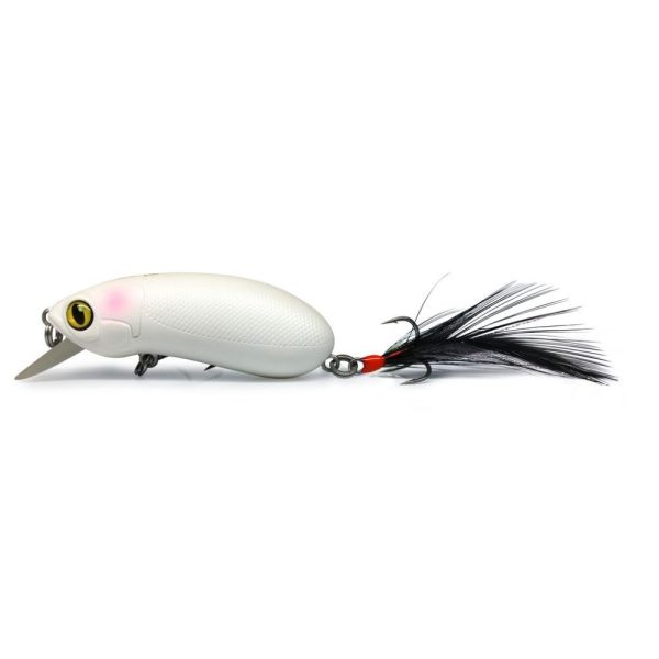 LUREFANS CC60 - Slow sinking 9.5g/60mm, color code 4 "Pearl White" Wobbler