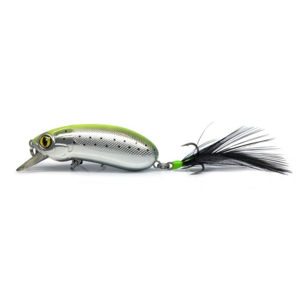 LUREFANS CC60 - Slow sinking 9.5g/60mm, color code 7 "Lemon Back" Wobbler