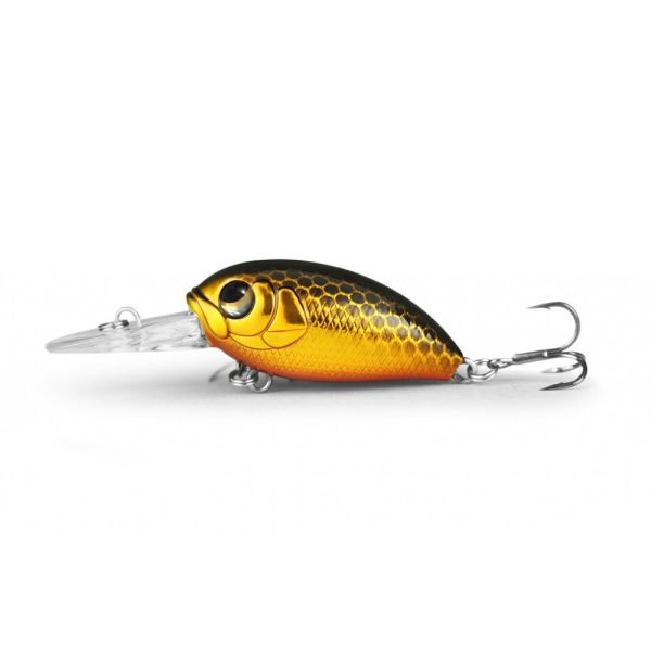 LUREFANS E39 - Floating 4,8g/39mm, No. 10 Black & Gold color code Wobbler