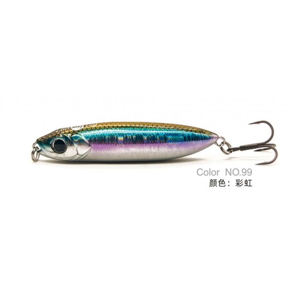 LUREFANS LAMDOU - Sinking 12g/60mm, color code 99 "Shiner" Wobbler