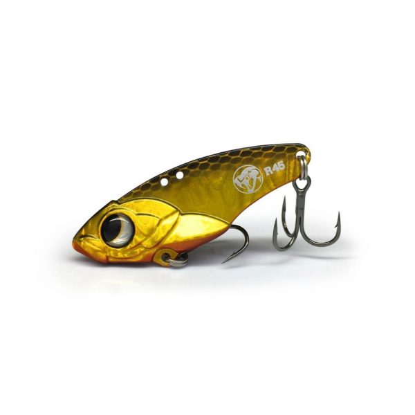 LUREFANS R45 - Sinking 10g/45mm, 10-inch Black & Gold colour code Bladed artificial lure