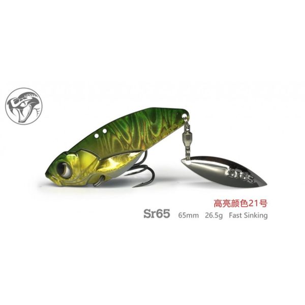 LUREFANS SR65 - Sinking 26.5g/60mm, color code 21 Mad Gold Bladed lure