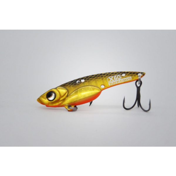 LUREFANS X60 - Sinking 13,5g/60mm, 10 weight Black & Gold colour code Bladed artificial lure
