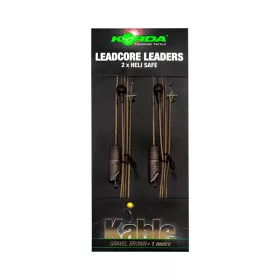   Korda Leadcore Heli Safe Gravel 1.00m Pre-Tied Leadcore Rig 2pcs