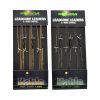 Korda Leadcore Ring Swivel Weed/Silt Pre-Tied Boilie Rig 3pcs