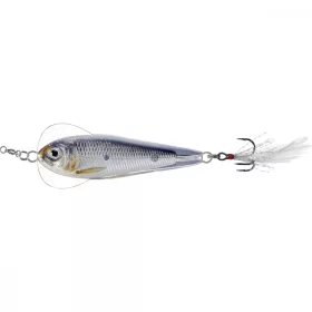  Livetarget Flutter Shad Jigging Spoon Silver/Black 11gr 5cm Fluttering Spoon