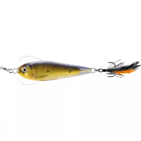   Livetarget Flutter Shad Jigging Spoon Gold/Black 11gr 5cm Fluttering Spoon