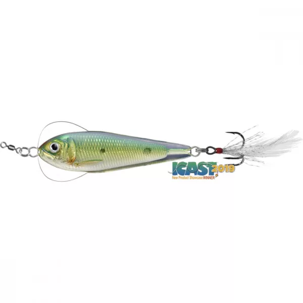 Livetarget Flutter Shad Jigging Spoon Gold/Green 14gr 5,5cm Fluttering Spoon