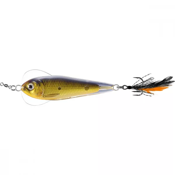 Livetarget Flutter Shad Jigging Spoon Gold/Black 14gr 5,5cm Fluttering Spoon