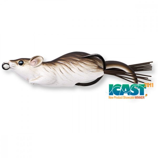 Livetarget Mouse Walking Bait Brown/White 6cm 11gr Mouse Lure