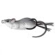 Livetarget Mouse Walking Bait Grey/White 6cm 11gr Mouse Artificial lure