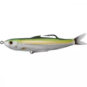   Livetarget Shiner Walking Bait Metallic Lemon Lime 11,5cm 14gr Soft Plastic Lure