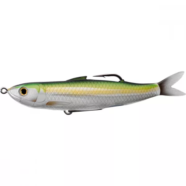 Livetarget Shiner Walking Bait Metallic Lemon Lime 11,5cm 14gr Soft Plastic Lure