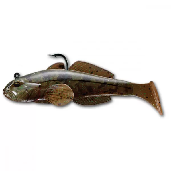 Livetarget Goby Swimbait Brown/Pumpkin 8cm 14gr Goby Artificial Lure