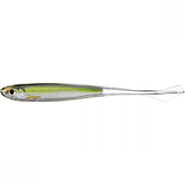 Livetarget Ghost Tail Minnow Dropshot Bait Silver/Green 9,5cm Rubber Fish