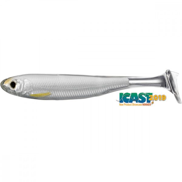 Livetarget Slow-Roll Shiner Paddle Tail Silver/Pearl 8,5cm Rubberneck 4db