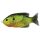 Livetarget Sunfish Walking Bait Florescent Pumpkinseed 7,5cm 12gr Sunfish Artificial bait