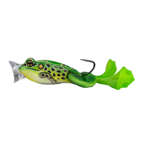 Livetarget The Ultimate Frog Popper Bait Green Yellow 5cm 21gr Frog Reproduction