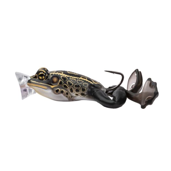 Livetarget The Ultimate Frog Popper Bait Brown Black 5cm 21gr Frog Reproduction