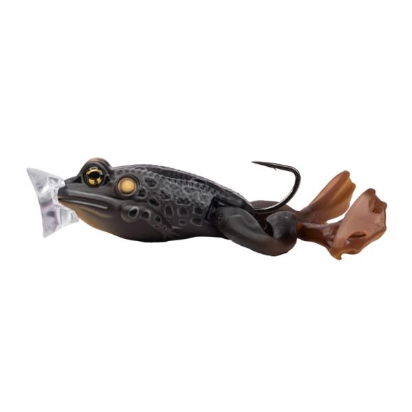 Livetarget The Ultimate Frog Popper Bait Black 5cm 21gr Frog Reproduction