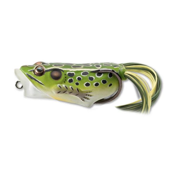 Livetarget Frog Popper Green Yellow 5,5cm 11gr Floating Frog Reproduction