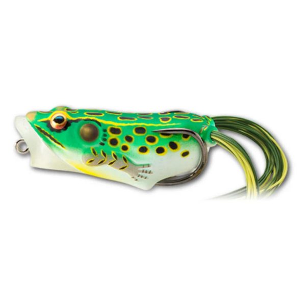 Livetarget Frog Popper Floroscentgreen Yellow 5,5cm 11gr Floating Frog Reproduction