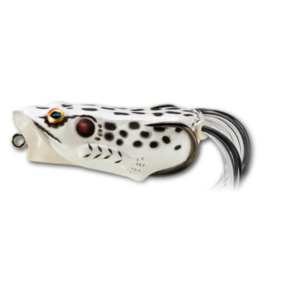 Livetarget Frog Popper Albino White 5,5cm 11gr Floating Frog Reproduction
