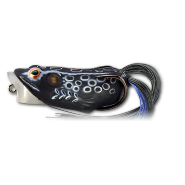 Livetarget Frog Popper Black 5,5cm 11gr Floating Frog Reproduction