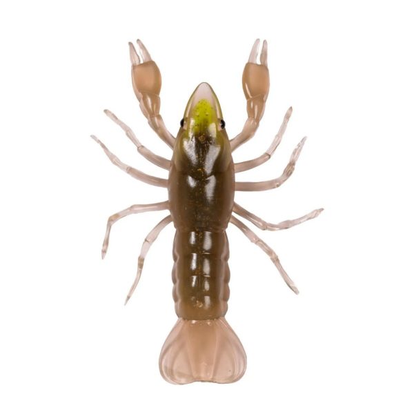 Livetarget Crawfish Un-Rigged Natural-Yellow 7,1cm Sinking Plastic Crayfish 6 pcs