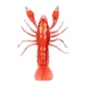 Livetarget Crawfish Un-Rigged Red-Red 7.1cm Sinking Plastic Crawfish 6 pcs